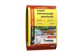 Argamassa Super Cimenticola 20 Kg Interior E Exterior  -  Quartzolit